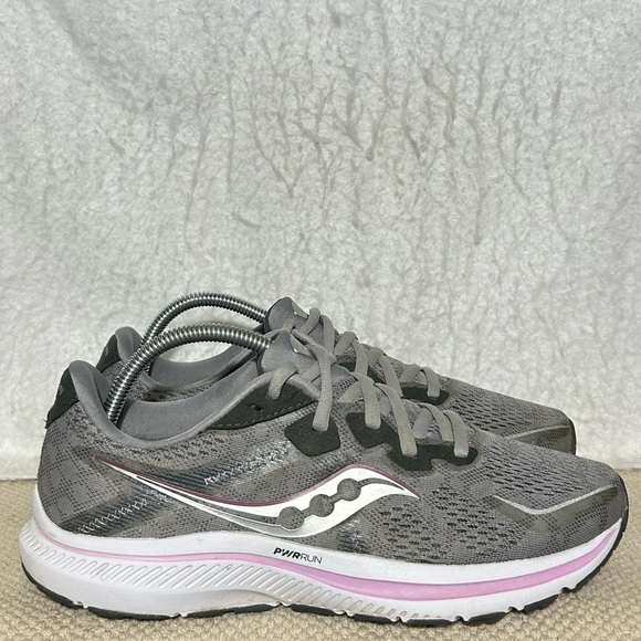 Saucony Shoes - Saucony Womens Alloy Quartz Omni 20 Running Athletic Sneakers Shoes SZ US 9.5